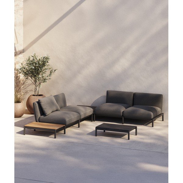 Iš metalo sodo kavos staliukas 57x91 cm Sorells – Kave Home-image-1