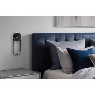Juodos spalvos sieninė lempa LED Monet – Candellux Lighting