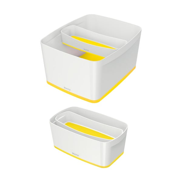 Baltos ir geltonos spalvų dėklas MyBox - Leitz-image-3
