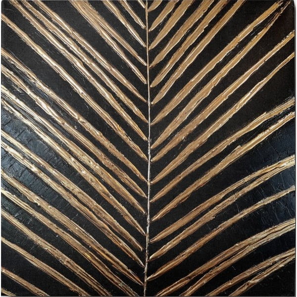 Paveikslas tapyba rankomis (tapyba) 70x70 cm Palm Leaf – Wallity