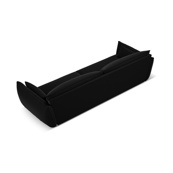 Juodos spalvos iš velveto sofa 248 cm Vanda – Mazzini Sofas-image-3
