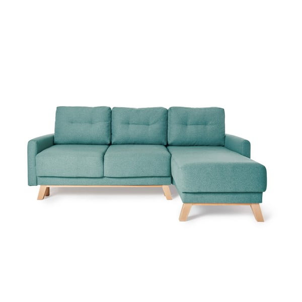 Turkio spalvos modulinė kampinė sofa-lova Bonami Selection Pop-image-2