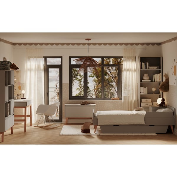 Vaikiška lovos daiktadėžė pilkos spalvos 70x140 cm Swing – Pinio-image-4