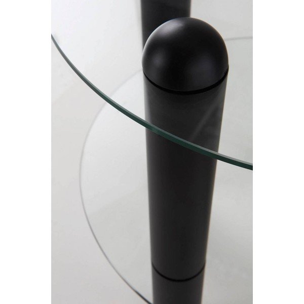 Iš stiklo apvalios formos šoninis stalas ø 48 cm Egan – Jotex-image-2