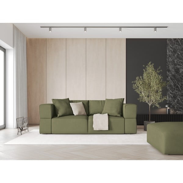 Sofa šviesiai žalios spalvos 214 cm Esther – Milo Casa-image-1