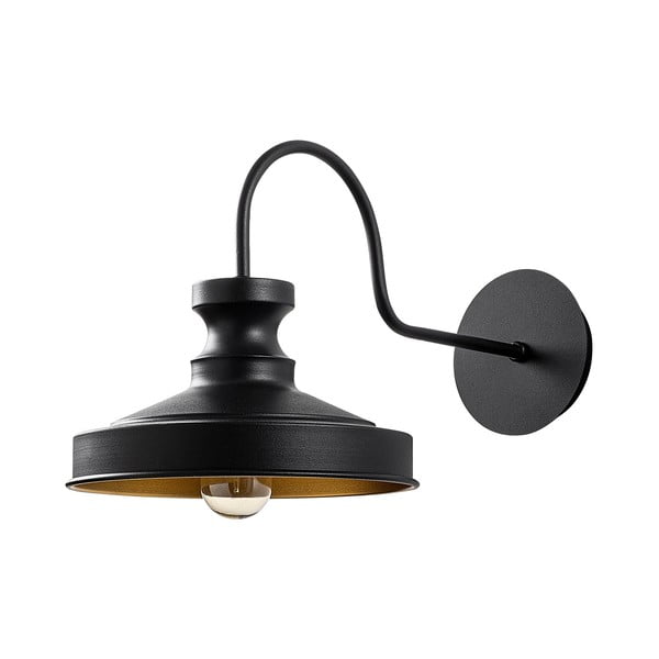 Sieninė lempa juodos spalvos Berceste – Opviq lights