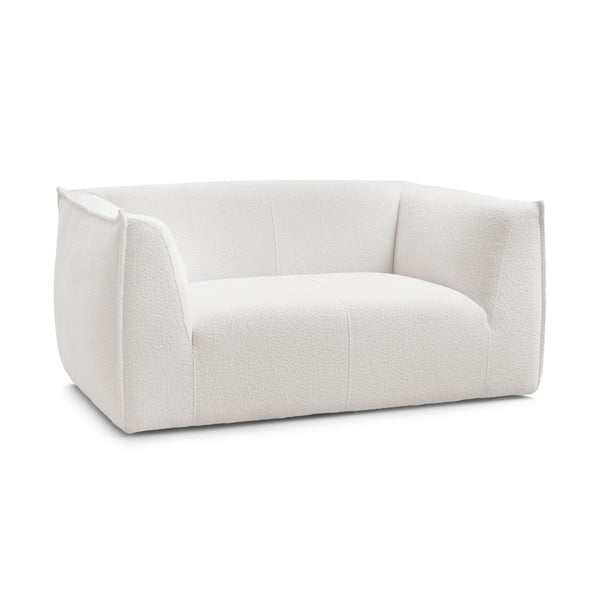 Baltos spalvos iš boucle sofa 170 cm Giorgia – Bobochic Paris-image-3