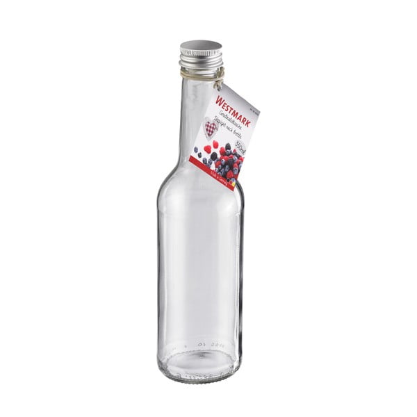 Stiklinis butelis su dangteliu Grad, 350 ml