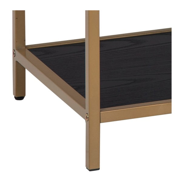 Juodos aukso spalvos knygų lentyna Acton Seaford, aukštis 78 cm-image-3