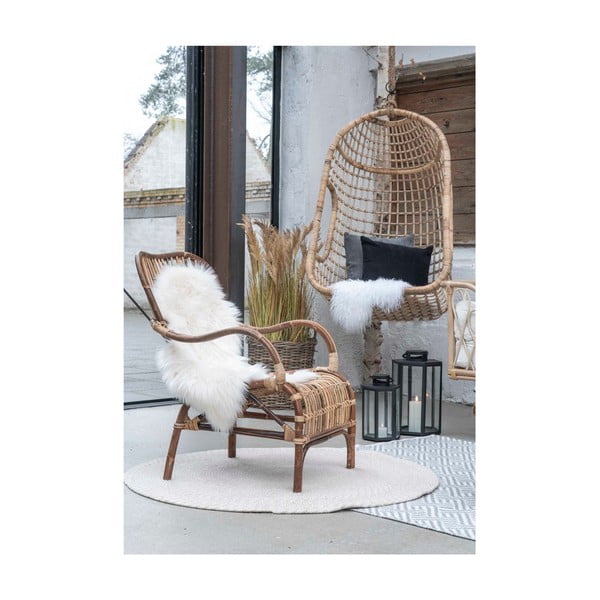 Smėlio spalvos kilimas House Nordic Menorca, ø 120 cm-image-2