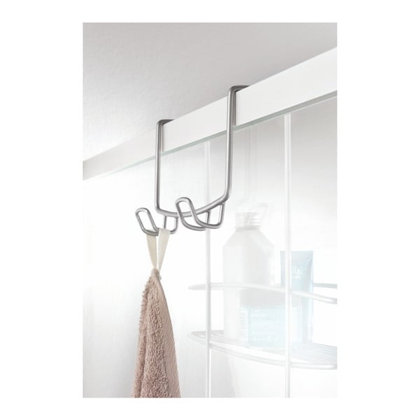 Pakabinama lentyna 2 aukštų vonios kambariui Metaltex Onda-image-2