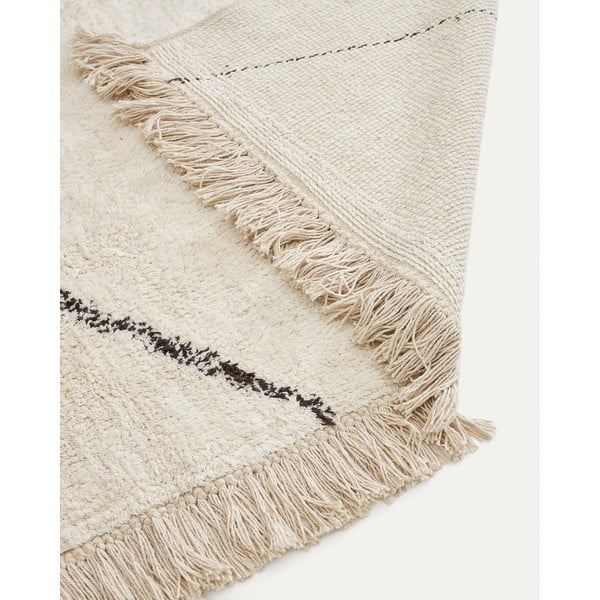 Kilimas kreminės spalvos 160x230 cm Mijas – Kave Home-image-4