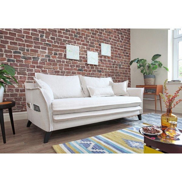 Šviesiai smėlio spalvos sofa Miuform Charming Charlie-image-3