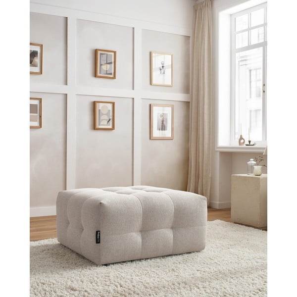 Smėlio spalvos otomanė Kleber - Bobochic Paris-image-1