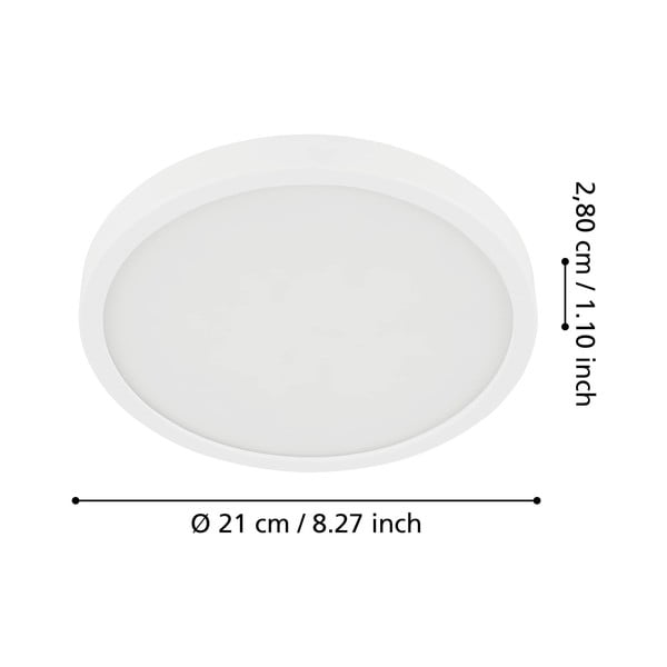 Lubinis šviestuvas baltos spalvos LED FUEVA 5 – EGLO-image-2