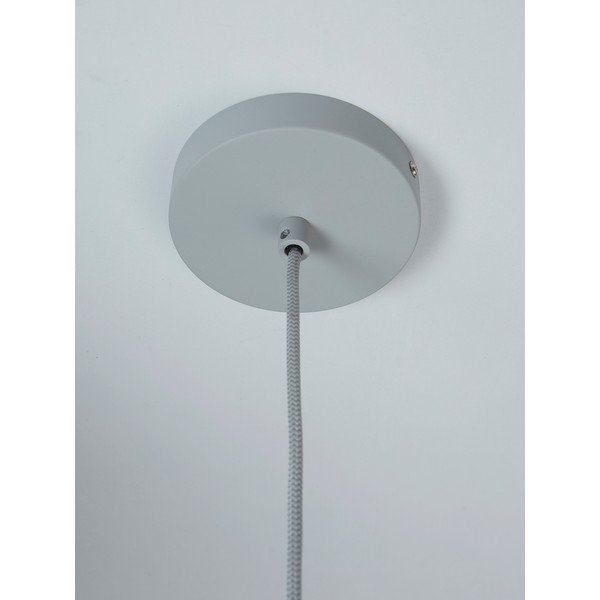 Kabantis šviestuvas pilkos spalvos ø 6 cm su metaliniu gaubtu Bordeaux – it's about RoMi-image-4