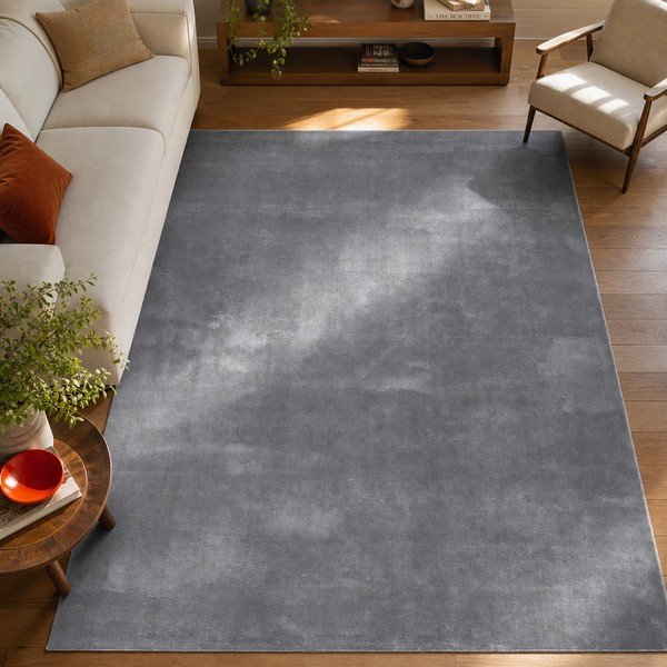 Antracito pilkos spalvos kilimas Universal Loft, 200 x 290 cm-image-1