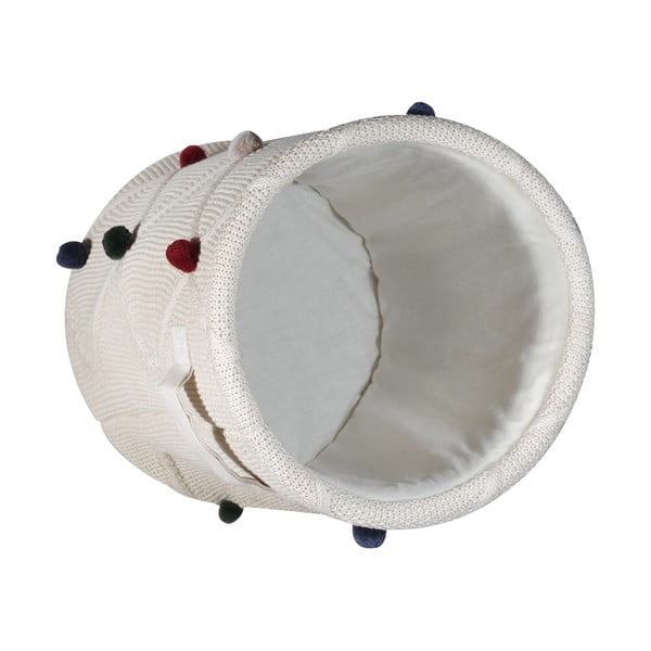 Iš tekstilės vaikiškas krepšys kreminės spalvos ø 30x35 cm Creme – Kindsgut-image-4