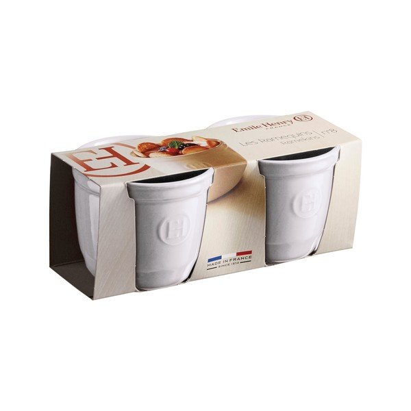 2 baltų ramequino formų rinkinys Emile Henry N°8-image-1