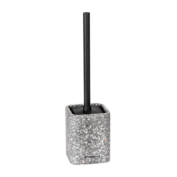 Pilkos spalvos iš polirezino tualeto šepetys Tom Tailor T-Terrazzo – Wenko