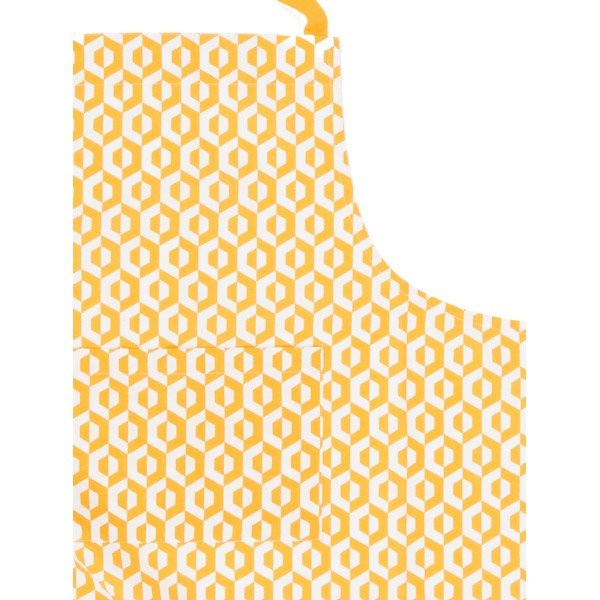 Geltonos spalvos medvilninė prijuostė Tiseco Home Studio Hexagon-image-2