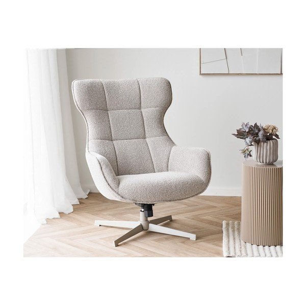 Kreminės spalvos krėslas Turin – House Nordic-image-1