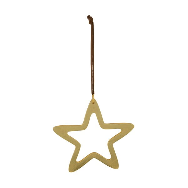 Pakabinamas aukso spalvos kalėdinis papuošimas Ego Dekor Star