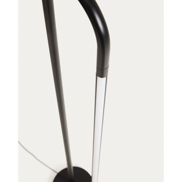 Juodos spalvos pastatomas šviestuvas LED (aukštis 120 cm) Bow – Kave Home-image-4