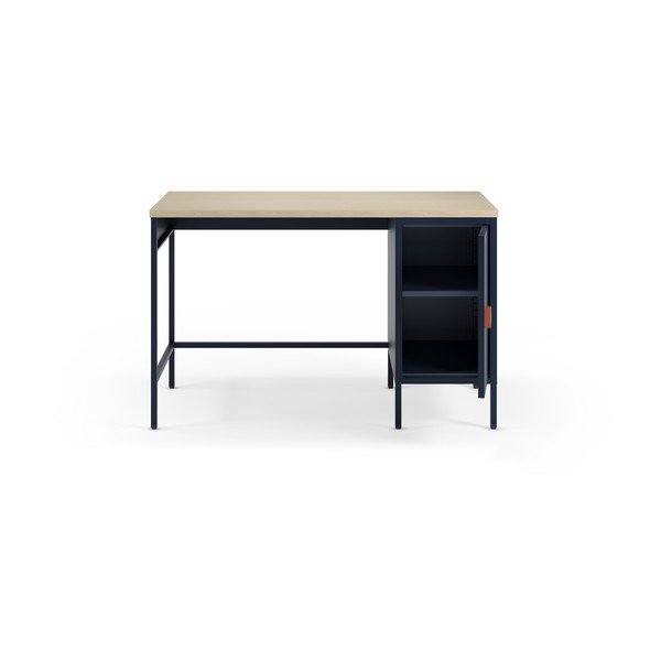 Rašomasis stalas su ąžuolo dekoro stalviršiu 60x120 cm Sayla – Marckeric-image-3