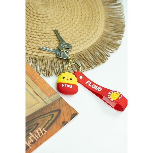 Raudonos spalvos raktų pakabukas Fizz Floyd – SQUISHMALLOWS-image-1