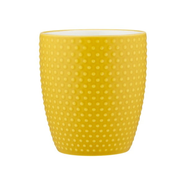 Geltonas porcelianinis puodelis 250 ml Abode - Ladelle