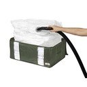 Vakuuminė iš tekstilės spintos daiktadėžė 65x45x27 cm Ecologik – Compactor