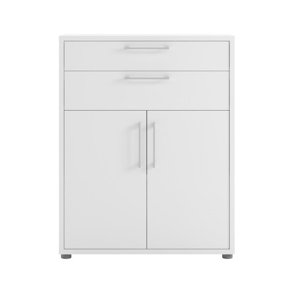 Modulinė knygų spinta baltos spalvos 89x113 cm Prima – Tvilum-image-2