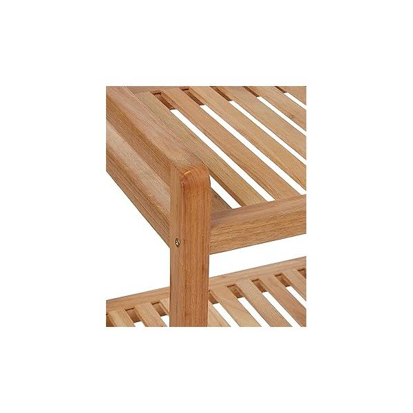 Riešutmedžio spalvos mobili vonios kambario lentyna 35x72 cm Norway - Wenko-image-3