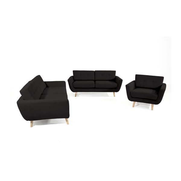 Juodas krėslas Max Winzer Melvin-image-4