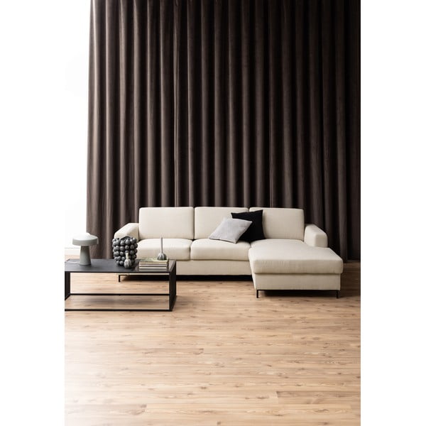 Kavos staliukas juodos spalvos su stikliniu stalviršiu 60x120 cm Strington – Actona-image-1