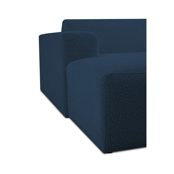 Iš boucle modulinė sofa tamsiai mėlynos spalvos (su kairiuoju kampu) Roxy – Scandic-image-4