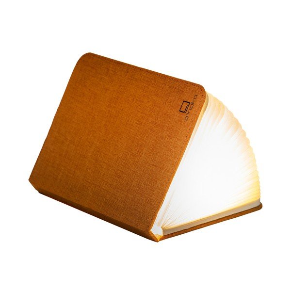 Oranžinės spalvos šviečianti dekoracija USB Booklight – Gingko
