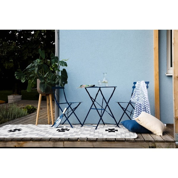 Tamsiai mėlynas sodo baldų komplektas Bonami Essentials Retro-image-1