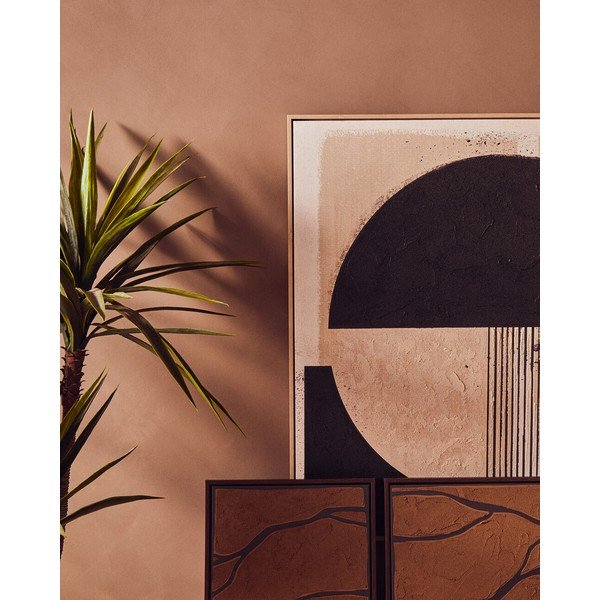 Paveikslas su rėmeliu/tapyba ant drobės 103x103 cm Astratto – Premier Housewares-image-4