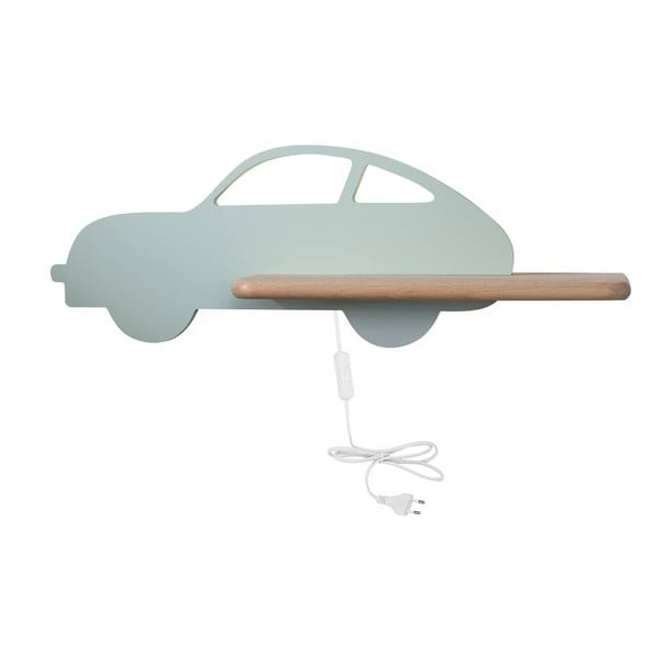 Mėtų spalvos vaikiškas šviestuvas Car - Candellux Lighting