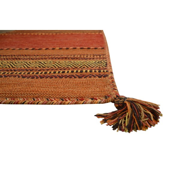Oranžinis medvilninis kilimas Webtappeti Antique Kilim, 60 x 200 cm-image-2