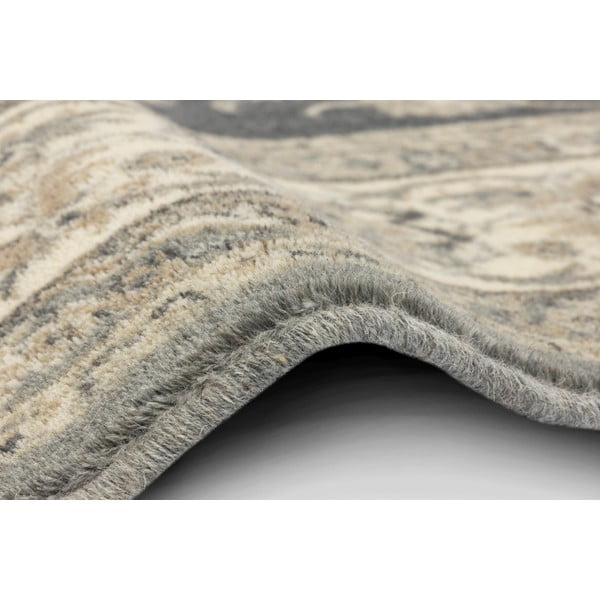 Kilimas iš vilnos pilkos spalvos 160x240 cm Beatrice – Agnella-image-2