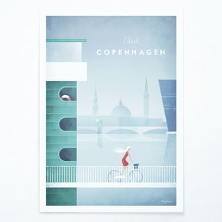 Plakatas Travelposter Copenhagen, 30 x 40 cm