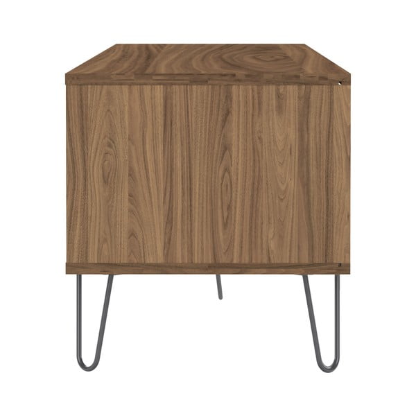 Kreminis graikinio riešuto spalvos televizoriaus staliukas 165x44 cm Aero - TemaHome -image-4