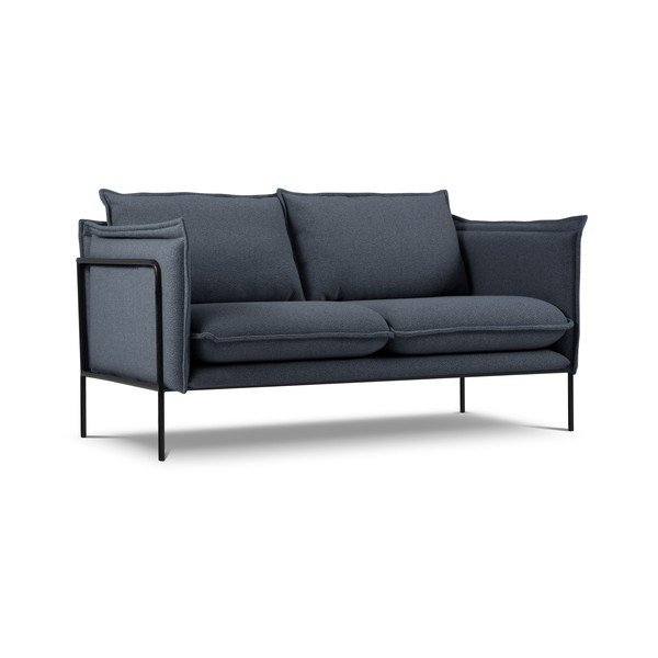 Tamsiai mėlyna sofa Interieurs 86 Andrea, 145 cm-image-1