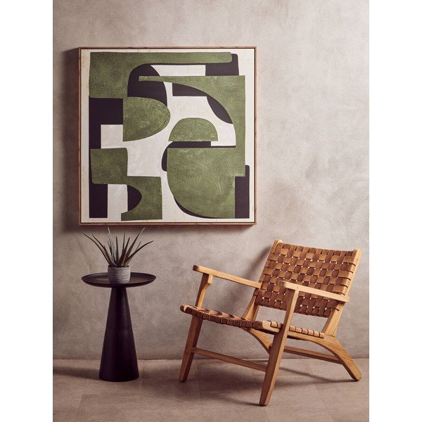 Paveikslas su rėmeliu/tapyba ant drobės 103x103 cm Astratto – Premier Housewares-image-1