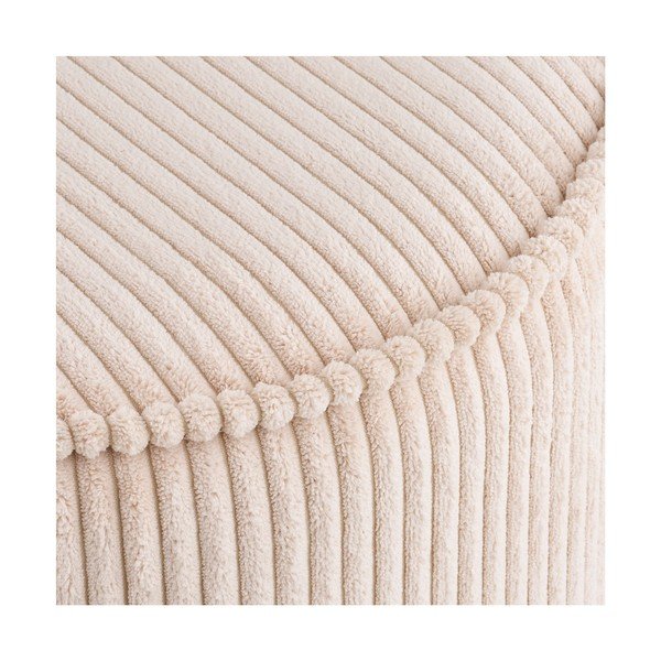 Smėlio spalvos pufas iš kordinio velveto Taupo – House Nordic-image-3