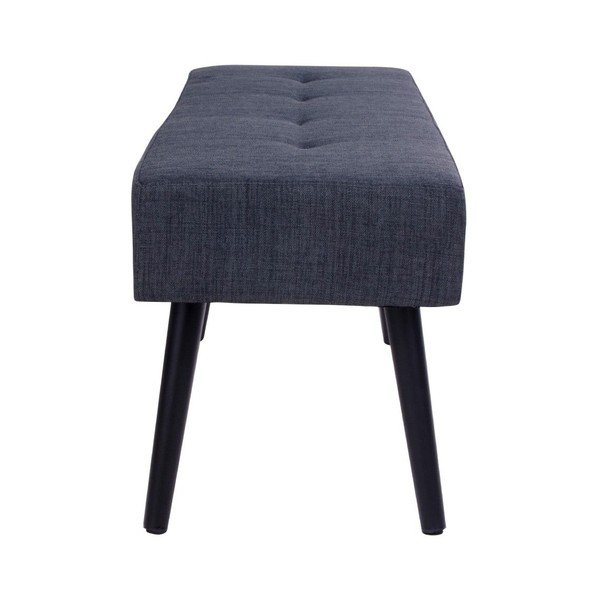 Tamsiai pilkas suoliukas House Nordic Skiby, 100 x 35 cm-image-2
