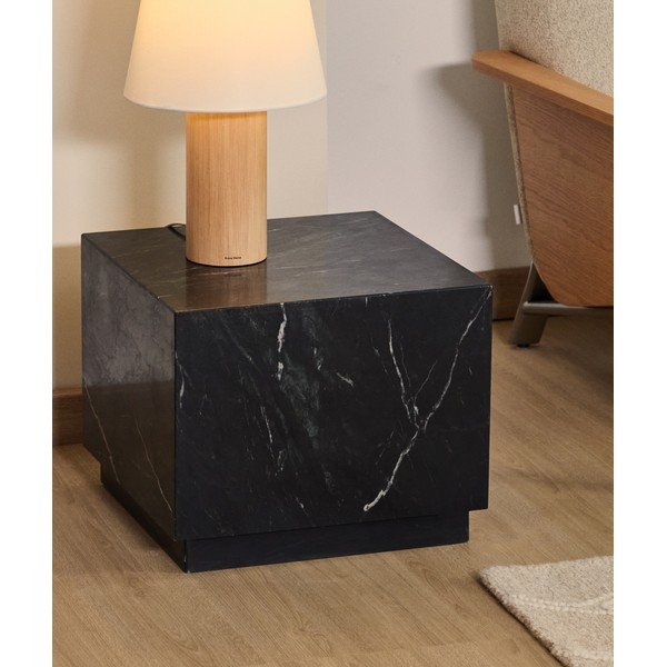 Iš marmuro šoninis stalas 50x50 cm Sorein – Kave Home-image-3